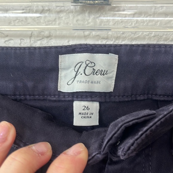 J. Crew Chino Pant Zipper Blue Navy blue size 26 - Picture 7 of 12